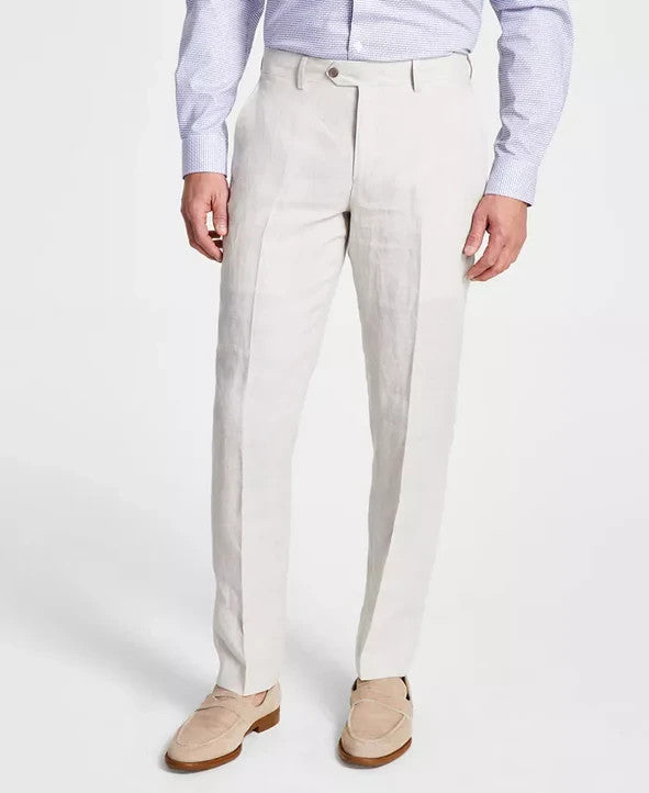 Bar III Slim-Fit Linen Suit Pants MSRP $135