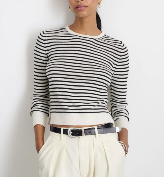 Alex Mill Ava Slim Fit Crewneck Wool Sweater MSRP $155