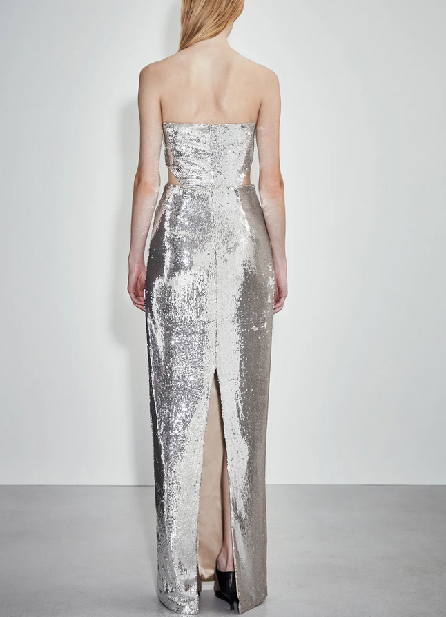 Et Ochs Ava Strapless Sequin Gown MSRP $1795 Size 6 # 14B 1740 NEW
