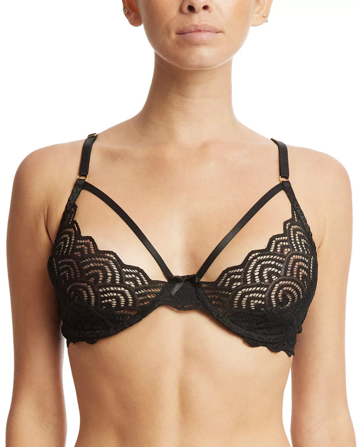 Hanky Panky Strappy Lace Underwire Bra MSRP $72