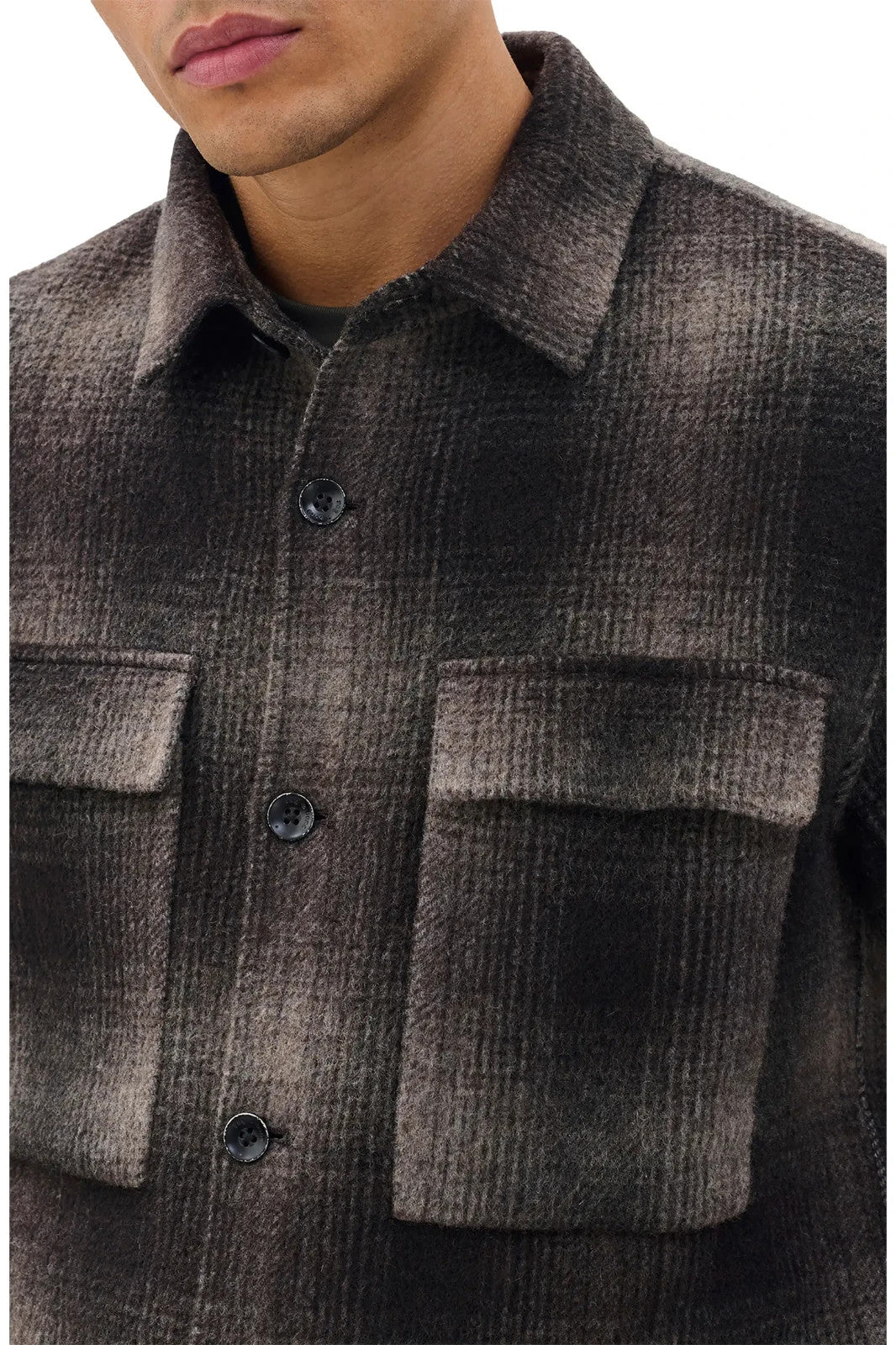 Rag & Bone Brown Austin Wool Shirt Jacket MSRP $548