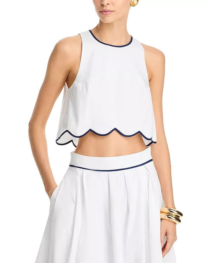FRENCH CONNECTION Alexis Cropped Top MSRP $88