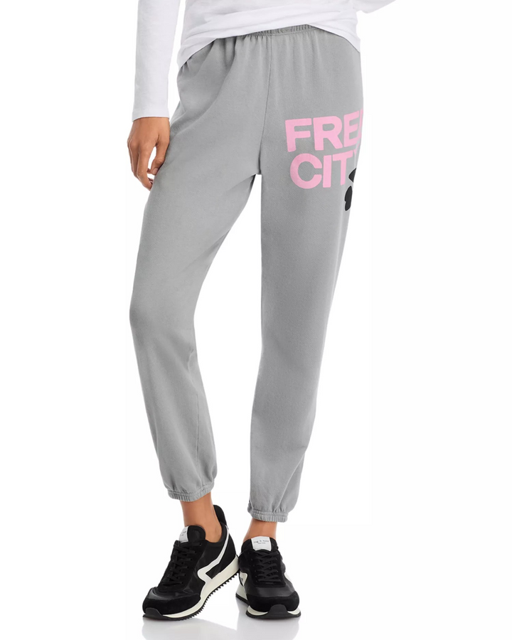 FREECITY Cotton Logo Sweatpants MSRP $168