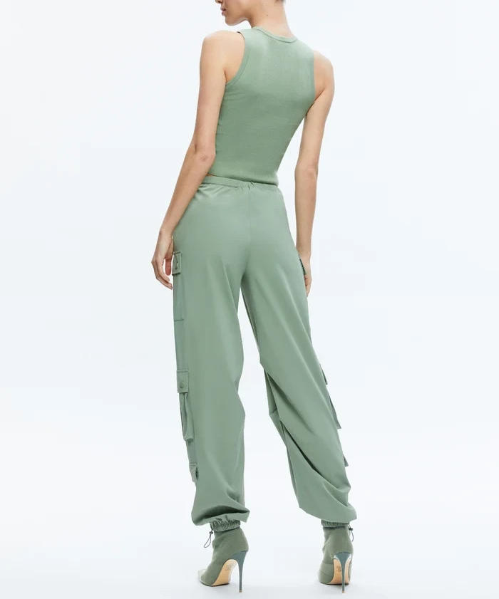 Alice + Olivia SHARA PARACHUTE CARGO PANT MSRP $440