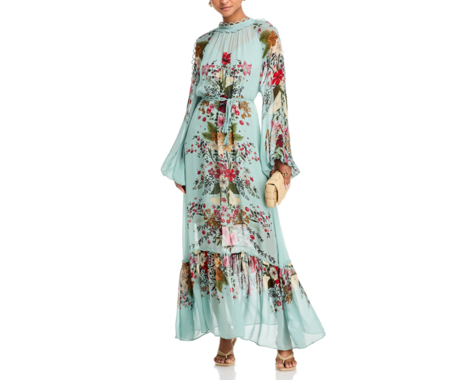 FARM Rio Beauty Bouquet Maxi Dress MSRP $348