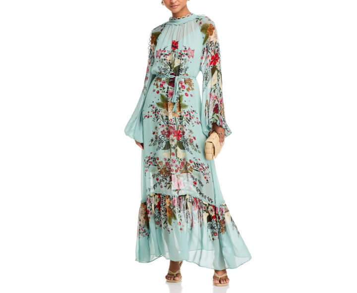 FARM Rio Beauty Bouquet Maxi Dress MSRP $348
