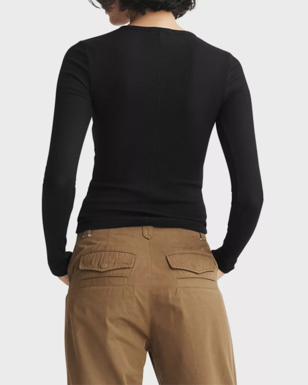 rag & bone The Knit Ribbed Henley MSRP $165