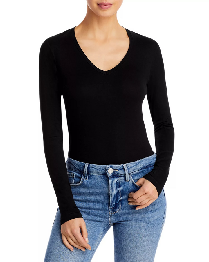 Majestic Filatures V Neck Long Sleeve Tee MSRP $138