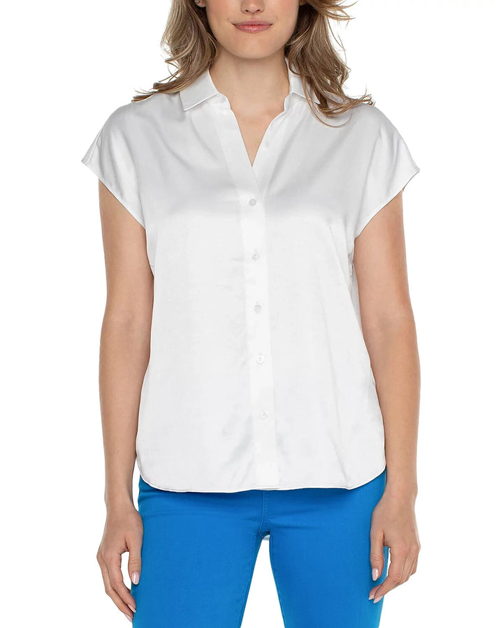 Liverpool Los Angeles Dolman Sleeve Blouse MSRP $79