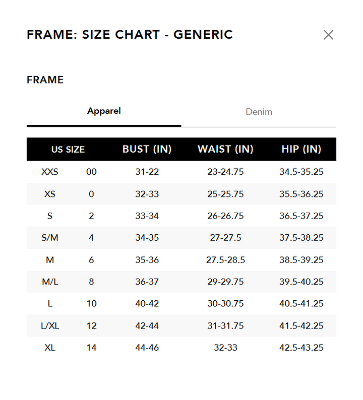 FRAME Slinky Henley Top MSRP $188