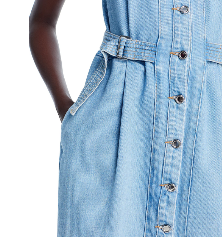 Derek Lam 10 Crosby Camille Utility Mini Dress MSRP $395