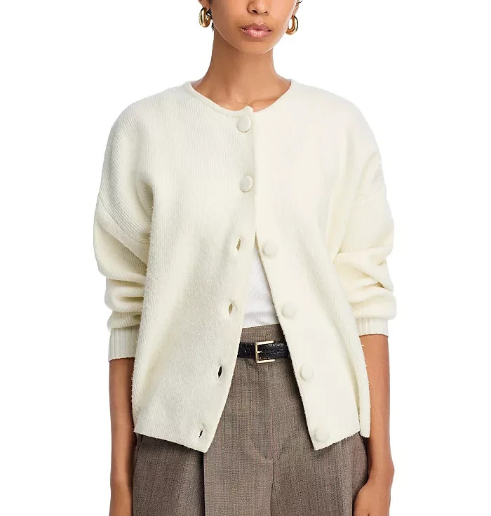 FRENCH CONNECTION Knit Drop Shoulder Cardigan MSRP $138