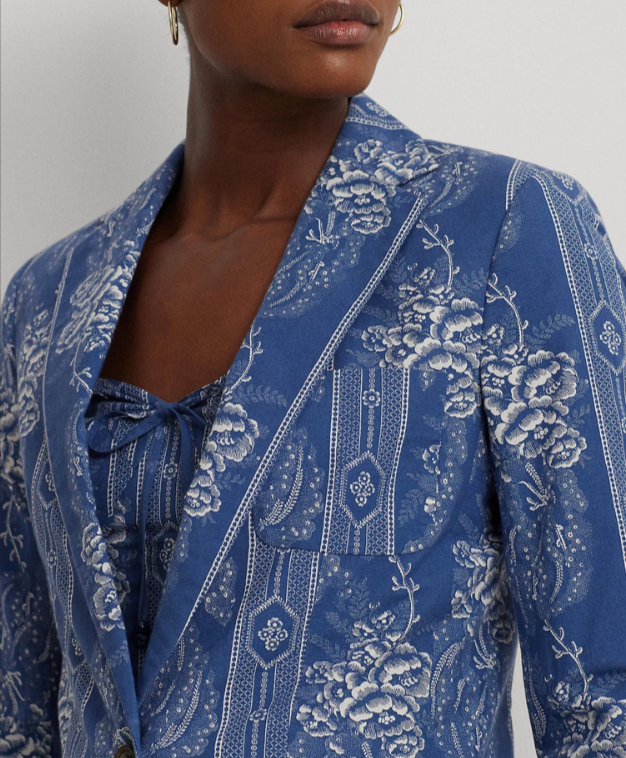 LAUREN Ralph Lauren Floral Blazer MSRP $295
