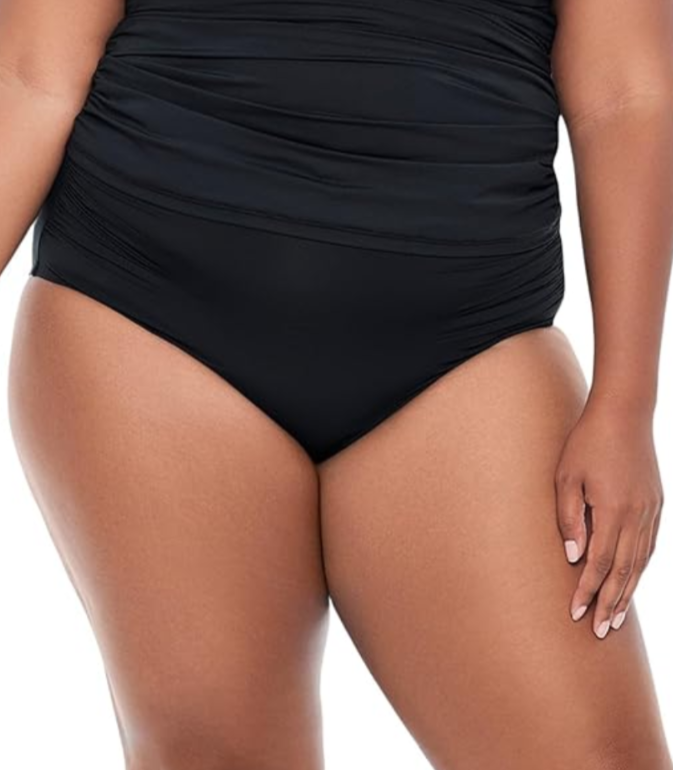 Lauren Ralph Lauren Plus Size High Neck Tankini Top Swim Bottom MSRP $70