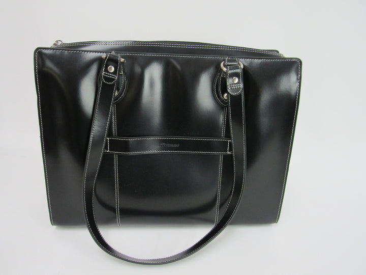 McKlein USA Joliet Black Leather Tote MSRP $440