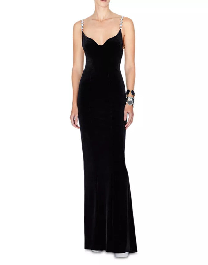 Galvan Globe Velvet Gown 14B 1735