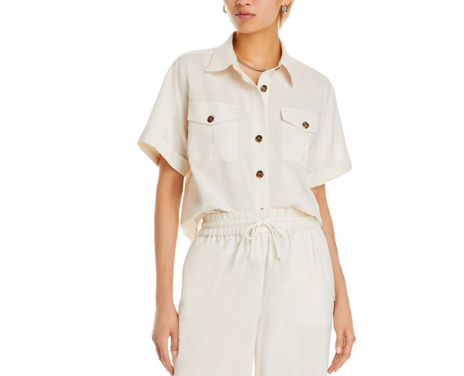 FRAME Patch Pocket Utility Shirt MSRP $348