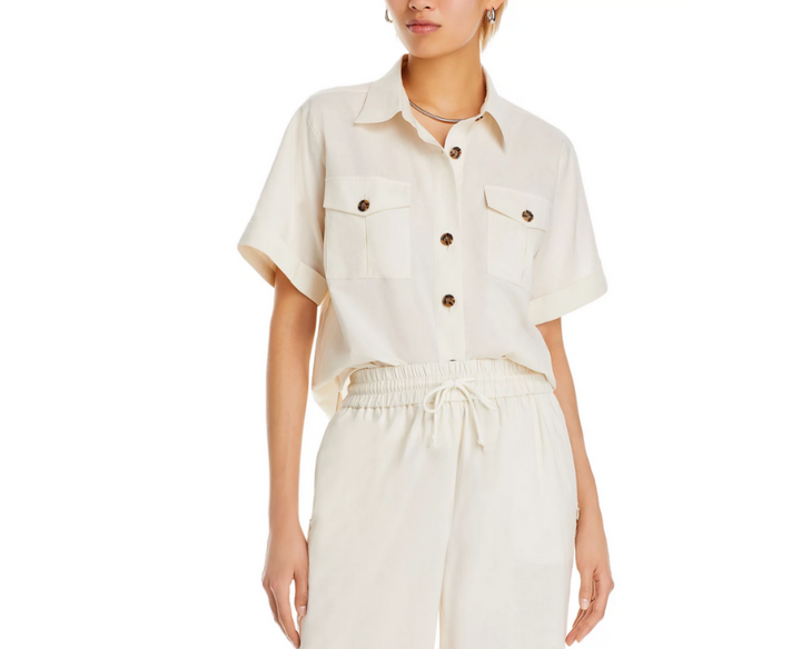 FRAME Patch Pocket Utility Shirt MSRP $348