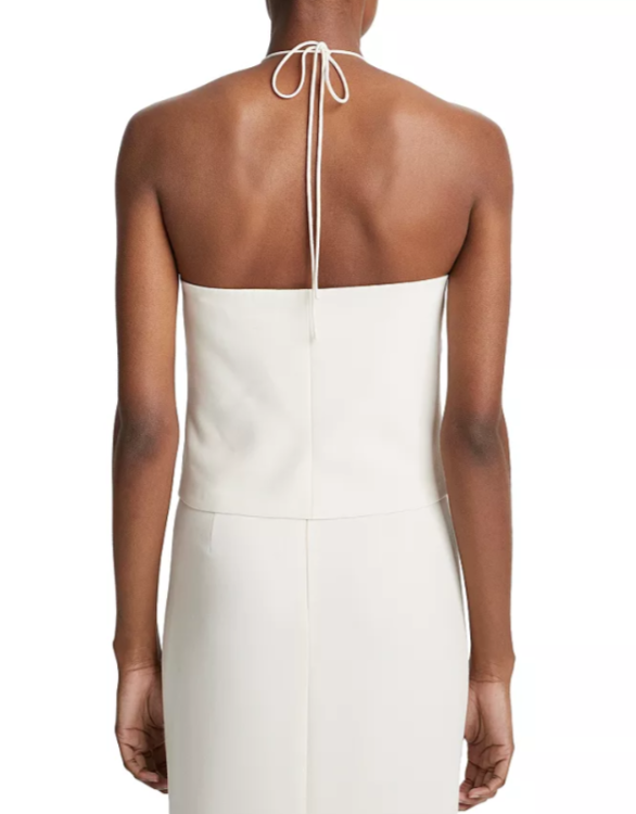 Vince Notch Neck Halter Top MSRP $265