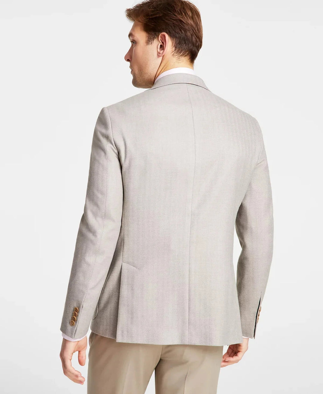 Michael Kors Men's Classic Fit Herringbone Woven Sport Coat MSRP 295 Size 42S