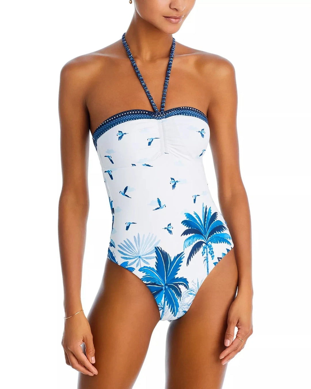 Farm Rio Dream Sky One Piece Swimsuit MSRP $230
