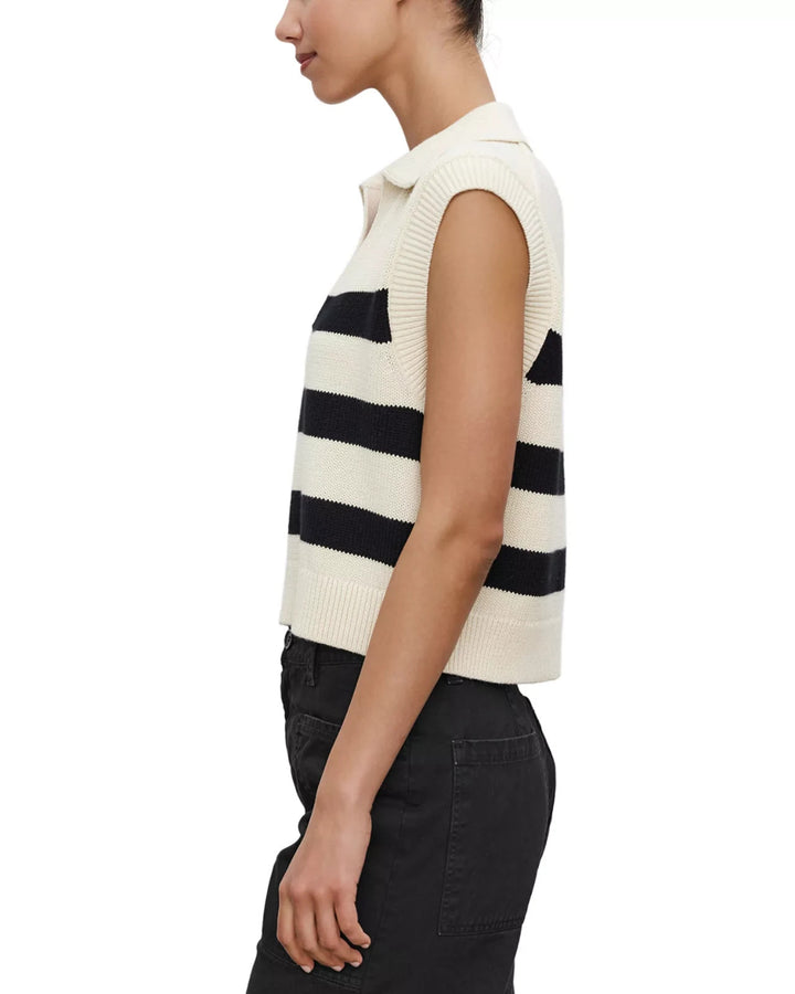 Velvet by Graham & Spencer Mariette Collared Vest MSRP $166