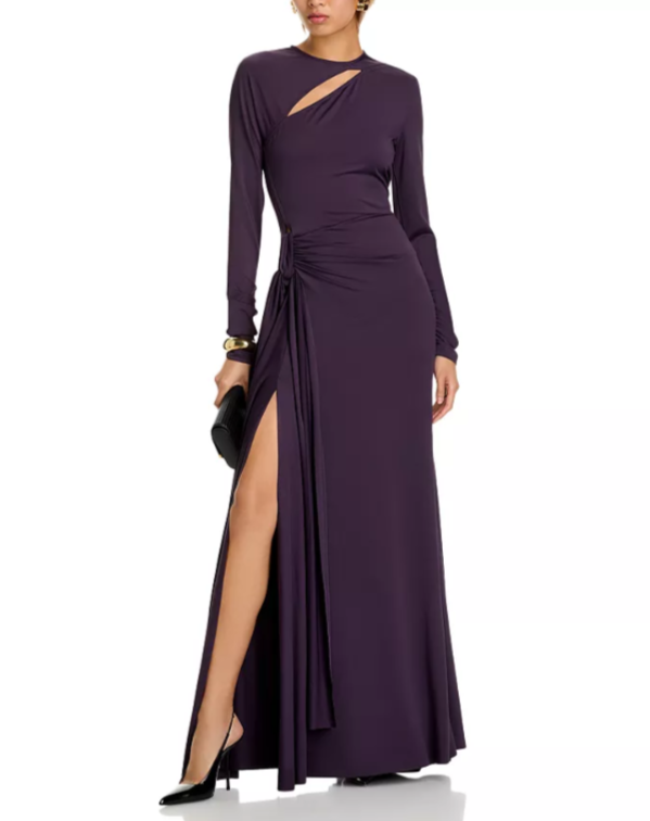 Victoria Beckham Long Sleeve Jersey Gown MSRP $1490