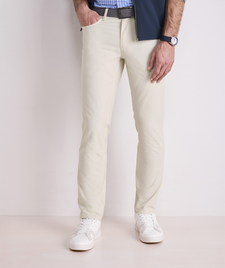 Vineyard Vines Lightweight On-The-Go 5-Pocket Pants MSRP $138
