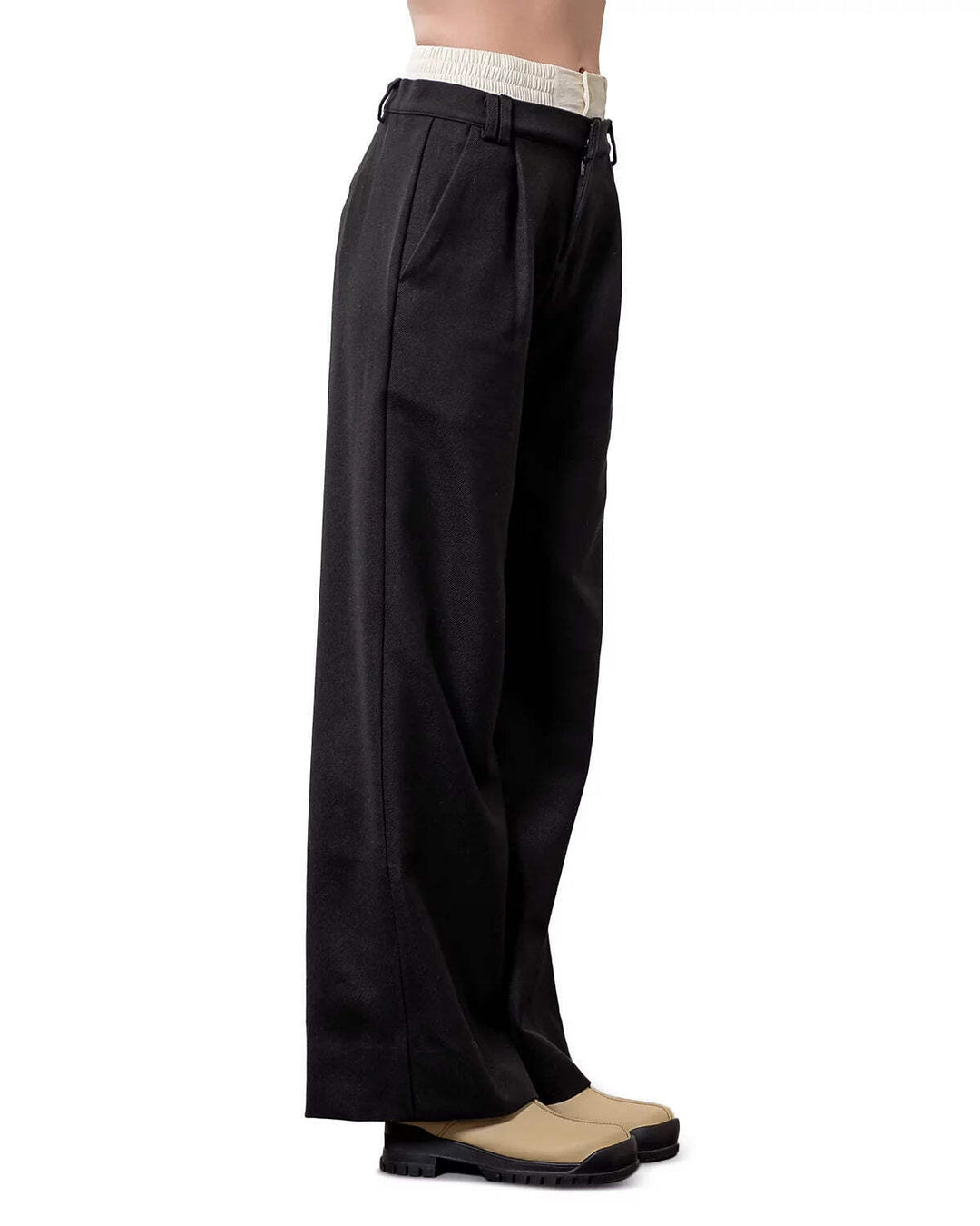 Moon River Layered Waistband Pants MSRP $108