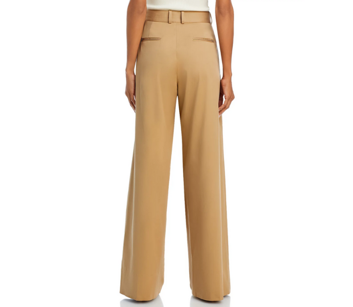 FRAME Pleated Wide Leg Pants MSRP $478