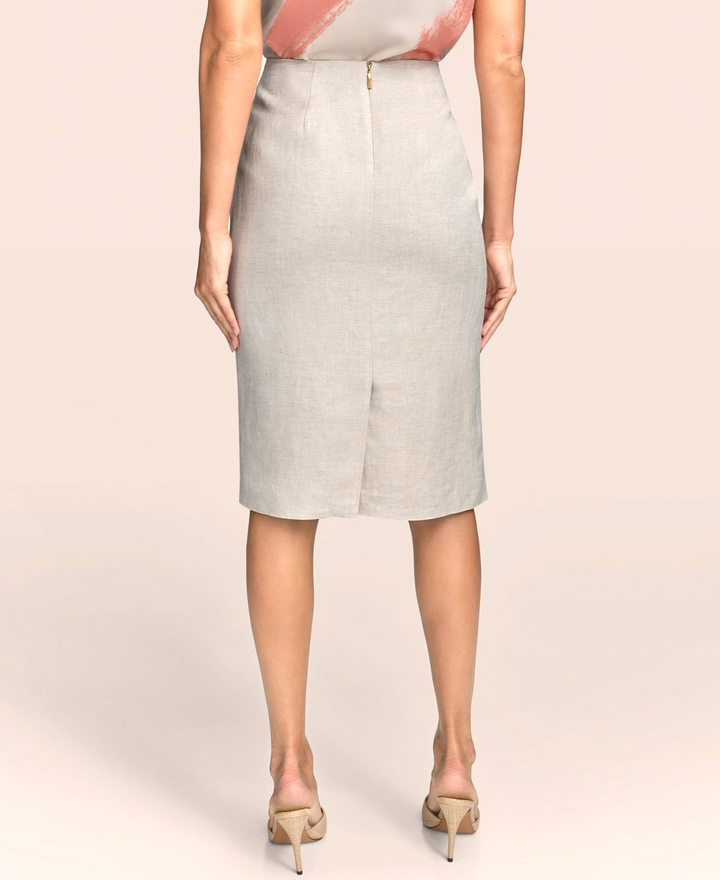 Donna Karan New York Women's Linen-Blend Pencil Skirt MSRP $99