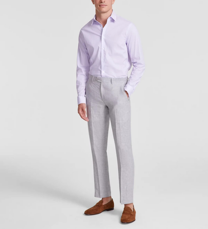 Bar III Slim-Fit Linen Suit Pants MSRP $135