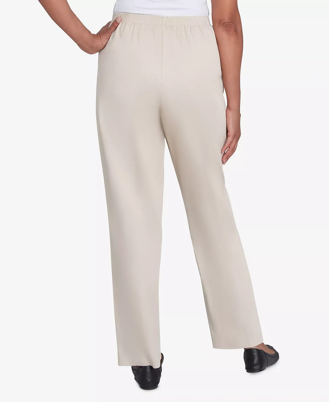 Alfred Dunner Petite Mid-Rise Casual Pants MSRP $44.50