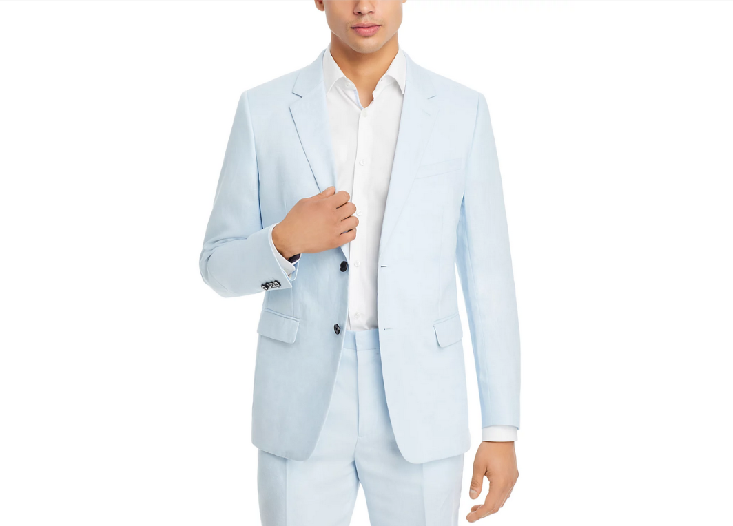 Theory Chambers Linen Suit Jacket MSRP $565