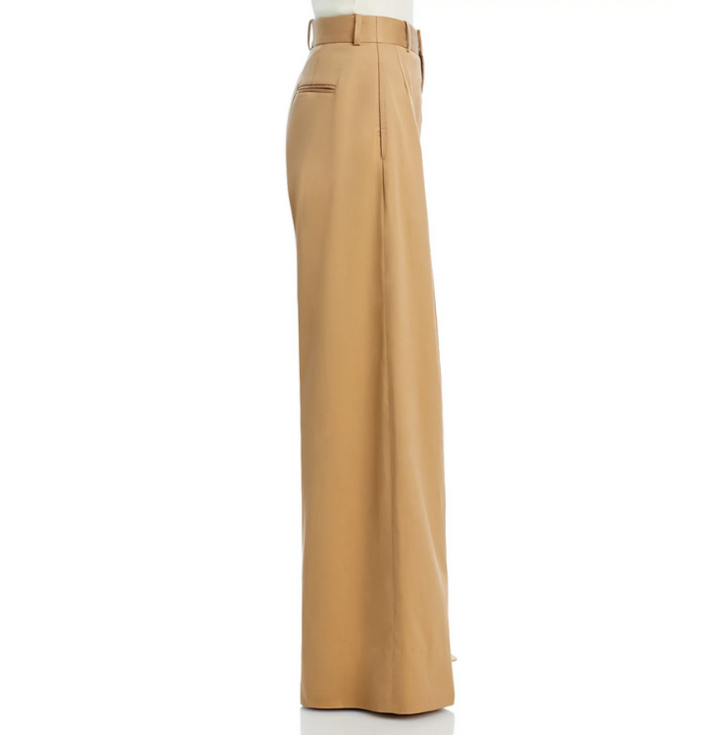 FRAME Pleated Wide Leg Pants MSRP $478