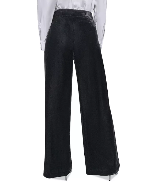 KARL LAGERFELD PARIS Wide Leg Velvet Pants MSRP $139