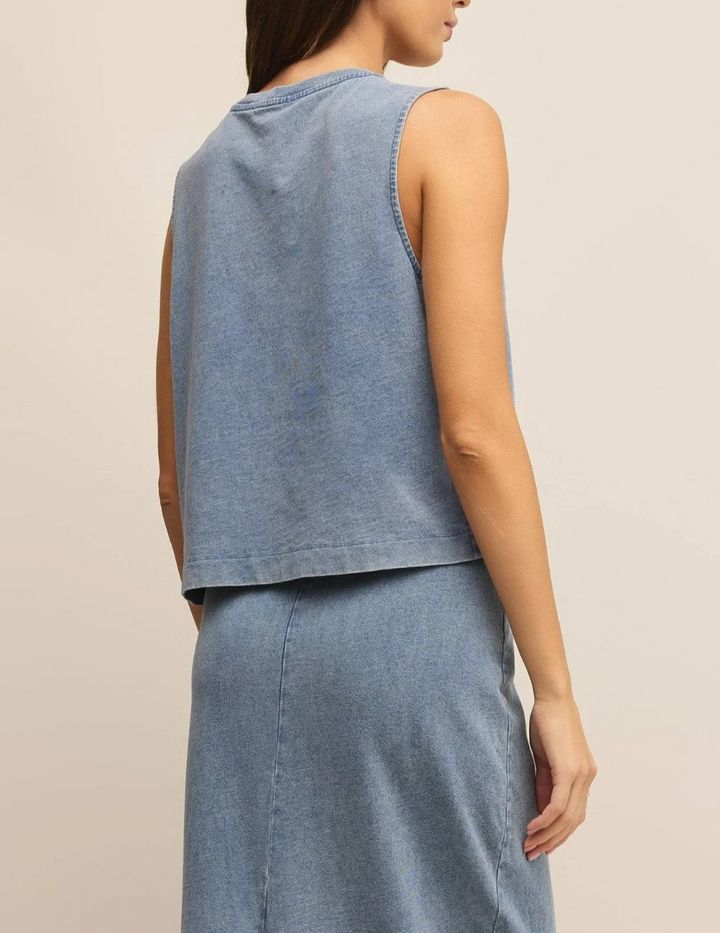 Z Supply Sloane Jersey Muscle Tank MSRP $44