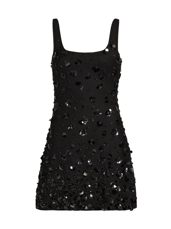 SIMKHAI Ziva Embellished Mini Dress MSRP $745