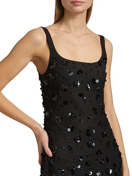 SIMKHAI Ziva Embellished Mini Dress MSRP $745