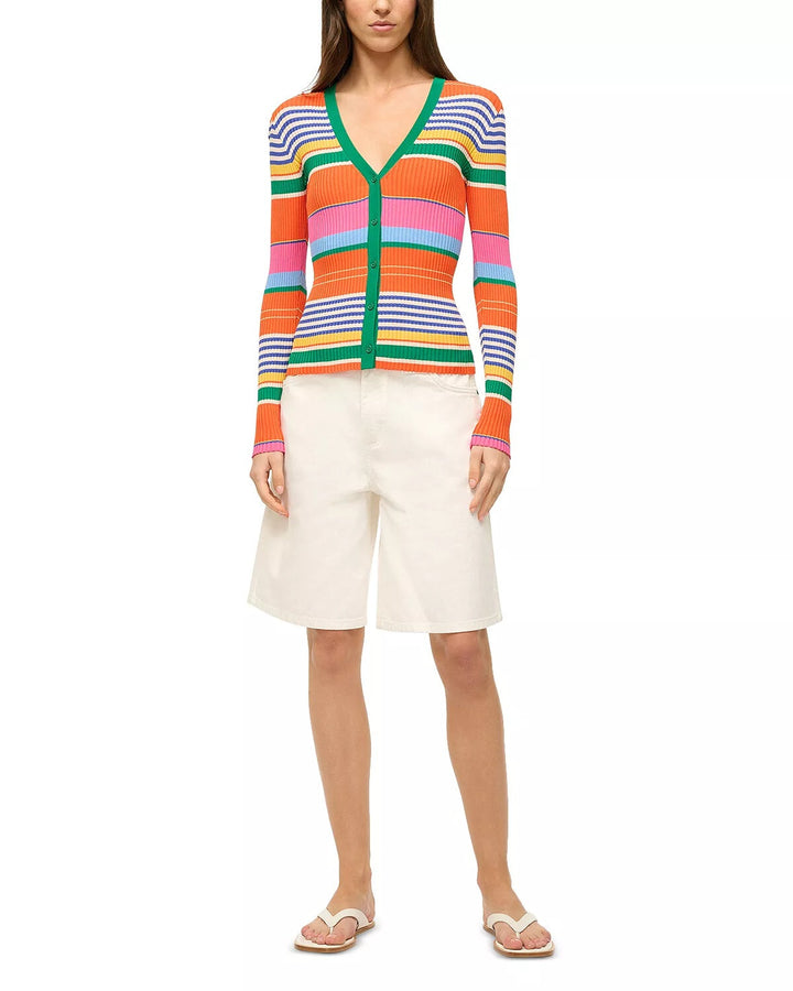 STAUD Cargo Cardigan Sweater MSRP $175