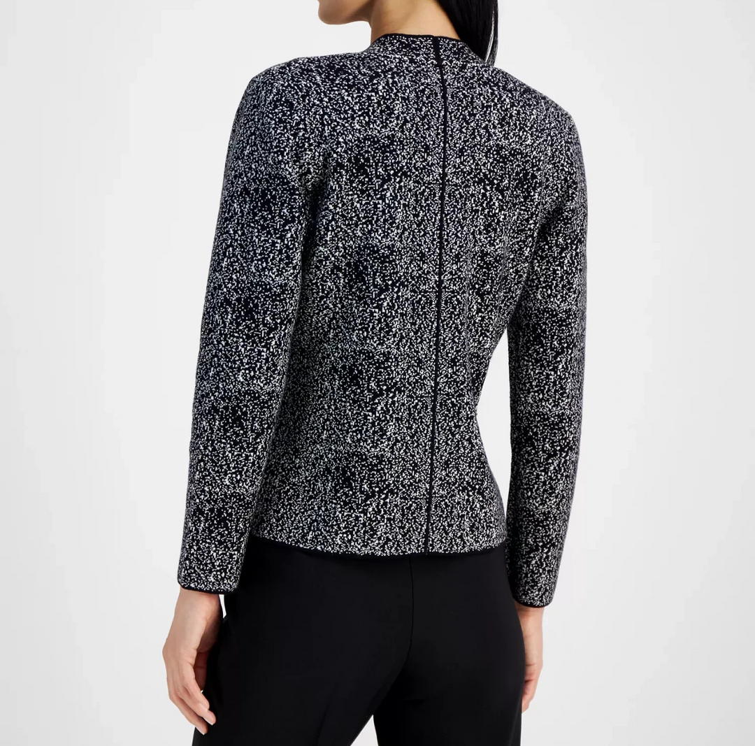 Anne Klein Women's Fitted Open-Front Cardigan MSRP $119