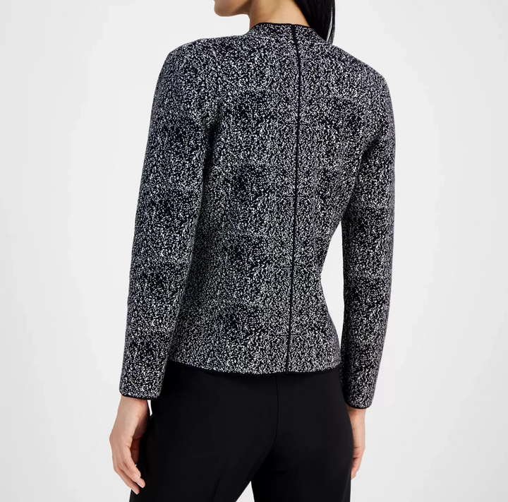 Anne Klein Women's Fitted Open-Front Cardigan MSRP $119