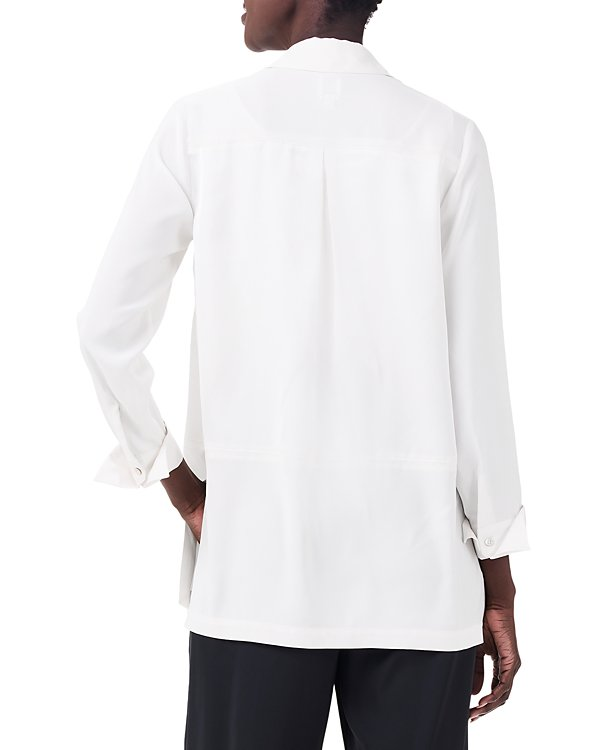 Nic+Zoe Crepe Mix Shirt MSRP $158
