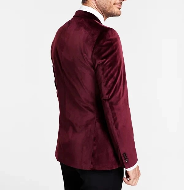Alfani Men's Slim-Fit Solid Velvet Sport Coat MSRP $295