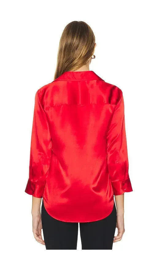 L'Agence Dani 3/4 sleeve blouse MSRP $345