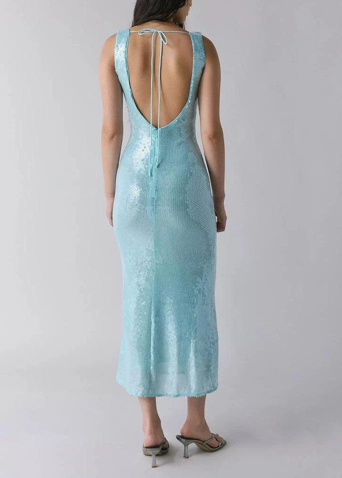 Bardot Isha Sequined MIDI Dress MSRP $169