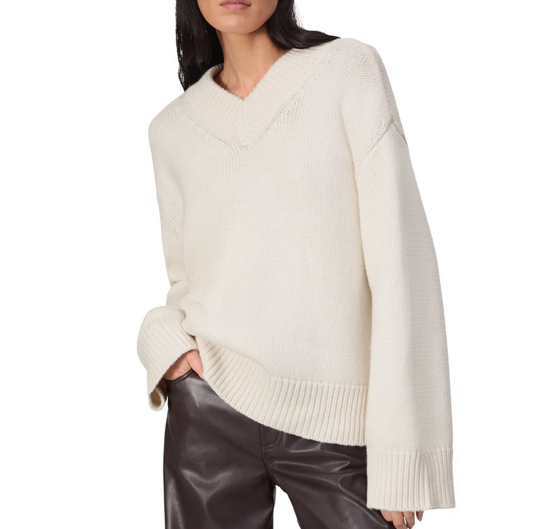rag & bone Danica V-Neck Sweater MSRP $478