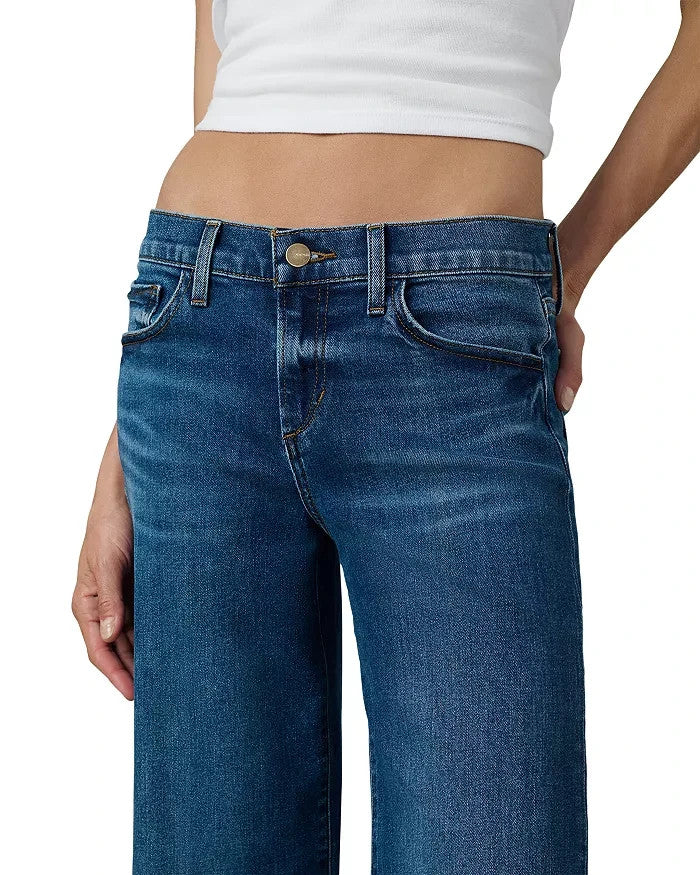 Joe's Jeans The Lou Lou Low Rise Wide Leg Jeans MSRP $188