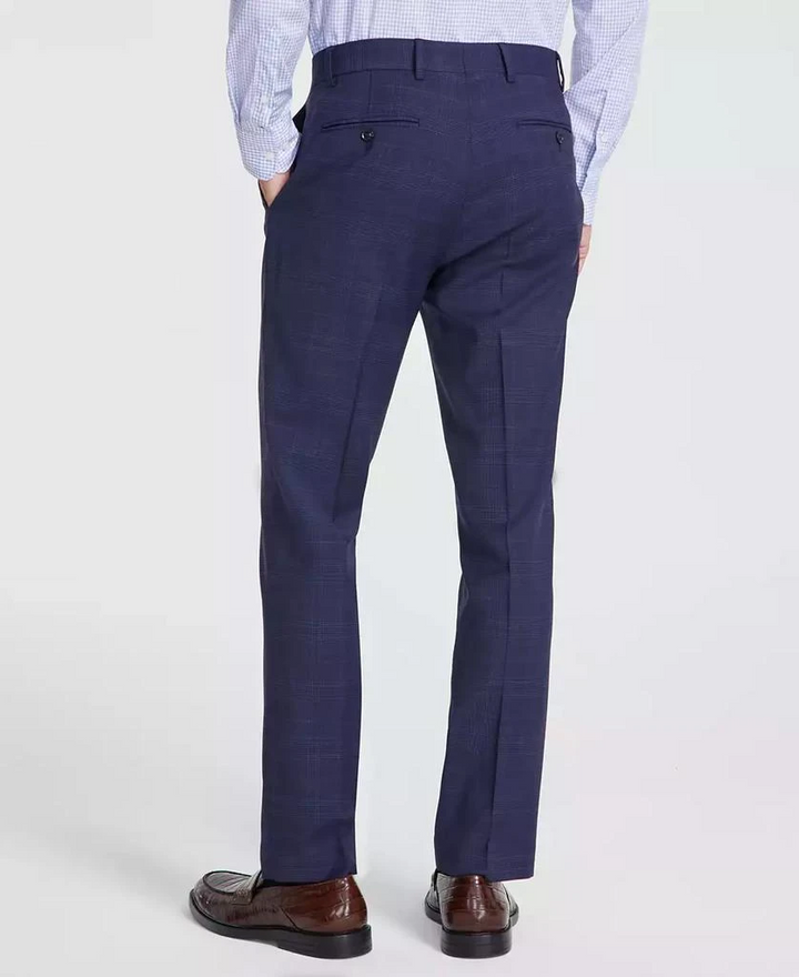 Tommy Hilfiger Men's Modern-Fit Th Flex Wool Blend Suit Pants MSRP $190