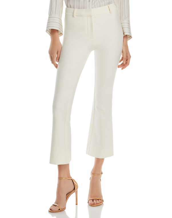 Derek Lam 10 Crosby Cropped High Waist Flared Pants MSRP $345